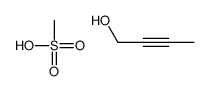 but-2-yn-1-ol,methanesulfonic acid结构式
