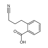 2-(3-cyanopropyl)benzoic acid结构式