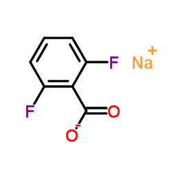 Sodium 2,6-difluorobenzoate Structure