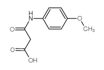 3-对甲氧基苯胺基-3-羰基丙酸结构式
