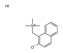 (2-hydroxynaphthalen-1-yl)methyl-trimethylazanium,iodide结构式