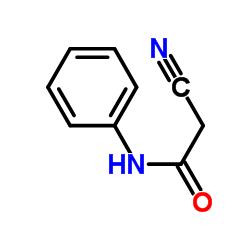 2-Cyano-N-phenylacetamide Structure
