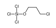 trichloro(3-chloropropoxy)silane Structure