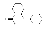 2-(cyclohexylidenemethyl)-5,6-dihydro-4H-pyran-3-carboxylic acid Structure