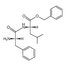 L-phenylalanyl-L-leucine benzyl ester Structure