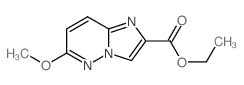 Imidazo[1,2-b]pyridazine-2-carboxylicacid, 6-methoxy-, ethyl ester structure