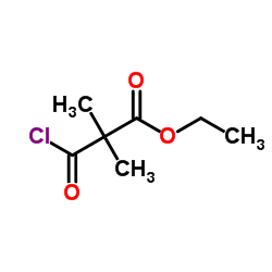 2-氯甲酰基-2-甲基丙酸乙酯结构式