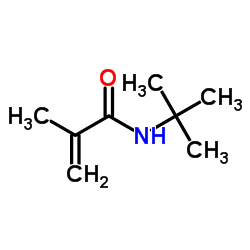 N-叔丁基甲基丙烯酰胺结构式