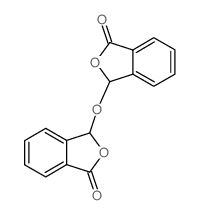1(3H)-Isobenzofuranone, 3,3'-oxybis- (en) Structure
