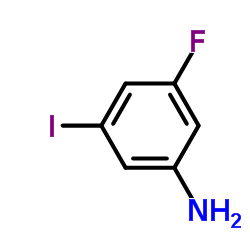 3-氟-5-碘苯胺结构式