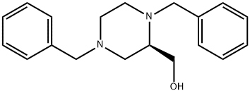 (2R)-1,4-二苄基哌嗪-2-基]甲醇结构式
