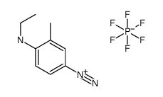 4-(ethylamino)-3-methylbenzenediazonium hexafluorophosphate Structure