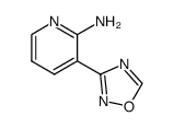 3-[1,2,4]oxadiazol-3-yl-pyridin-2-ylamine结构式