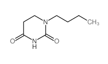 1-butyl-1,3-diazinane-2,4-dione结构式