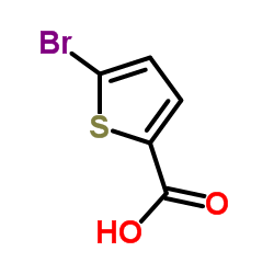 5-溴噻吩-2-甲酸结构式