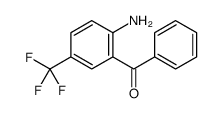 (2-氨基-5-(三氟甲基)苯基)(苯基)甲酮结构式
