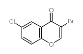 3-溴-6-氯色酮结构式