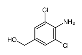 (4-氨基-3,5-二氯苯基)甲醇结构式