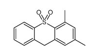 2,4-dimethyl-9H-thioxanthene 10,10-dioxide Structure
