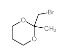 1,3-Dioxane,2-(bromomethyl)-2-methyl-结构式