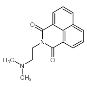 1H-Benz(de)isoquinoline-1,3(2H)-dione, 2-(2-(dimethylamino)ethyl)- Structure