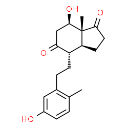 3,12-dihydroxy-9(10)-secoandrosta-1,3,5(10)-triene-9,17-dione结构式