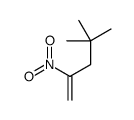 4,4-dimethyl-2-nitropent-1-ene Structure