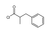 α-methyl-β-phenylpropionyl chloride Structure