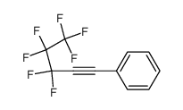 3,3,4,4,5,5,5-heptafluoro-1-phenyl-1-pentyne结构式