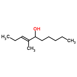 4-甲基-3-癸烯-5-醇结构式