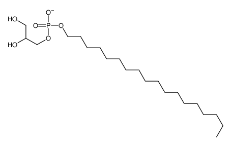 2,3-dihydroxypropyl octadecyl phosphate Structure