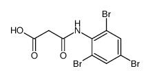 N-(2,4,6-tribromo-phenyl)-malonamic acid Structure