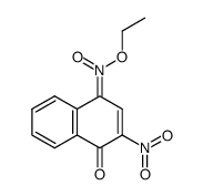 ethyl ether of 4-aci-nitro-2-nitro-1(4H)-naphthalenone Structure