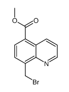 methyl 8-(bromomethyl)quinoline-5-carboxylate结构式