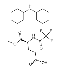 N-Tfa-L-Glu-OMe-γ-Dcha Salt Structure