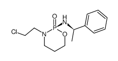 (1'R,2S)-2-[(1'-methylbenzyl)amino]-3-(2-chloroethyl)tetrahydro-2H-1,3,2-oxazaphosphorine 2-oxide结构式