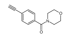 (4-ethynylphenyl)(morpholino)methanone Structure