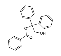 2-benzoyloxy-2,2-diphenyl-ethanol Structure