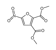 5-nitro-furan-2,3-dicarboxylic acid dimethyl ester Structure