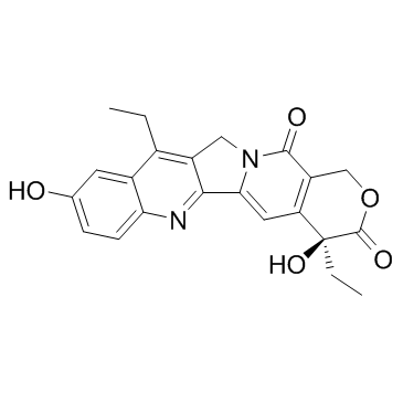 7-乙基-10羟基喜树碱结构式