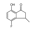 1H-Inden-1-one, 4-fluoro-2,3-dihydro-7-hydroxy-3-methyl结构式