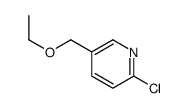 2-氯-5-(乙氧基甲基)吡啶结构式
