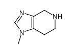 1-甲基-4,5,6,7-四氢-1H-咪唑并[4,5-c]吡啶结构式