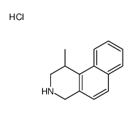 1-methyl-1,2,3,4-tetrahydrobenzo[f]isoquinoline,hydrochloride结构式