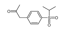 1-(4-propan-2-ylsulfonylphenyl)propan-2-one Structure