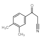 3,4-Dimethylbenzoylacetonitrile Structure