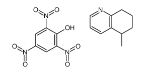 5-methyl-5,6,7,8-tetrahydroquinoline,2,4,6-trinitrophenol结构式