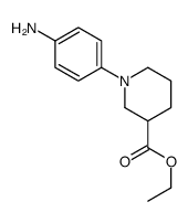 1-(4-氨基苯基)-哌啶-3-羧酸乙酯结构式