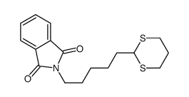 2-[5-(1,3-dithian-2-yl)pentyl]isoindole-1,3-dione结构式