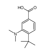 4-tert-butyl-3-(dimethylamino)benzoic acid结构式